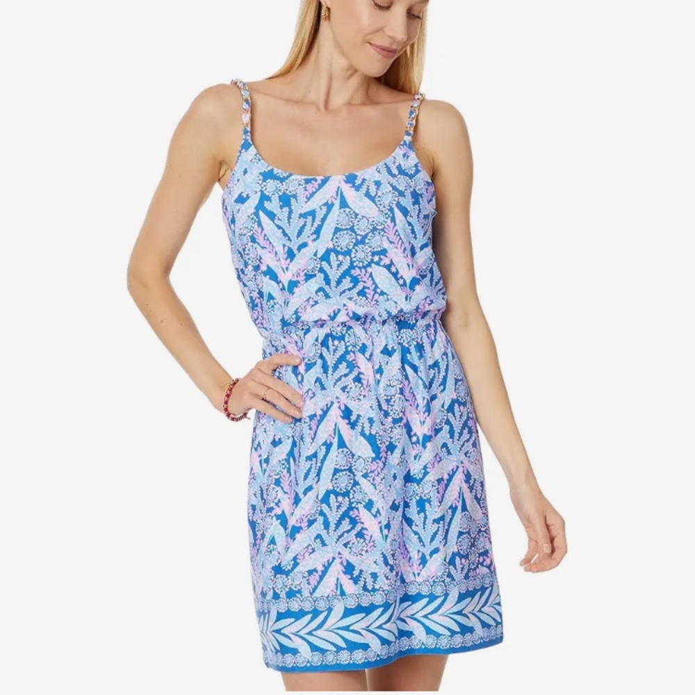 Like new Lilly Pulitzer Dress - Cannavale Dress Barton Blue Star Gazing